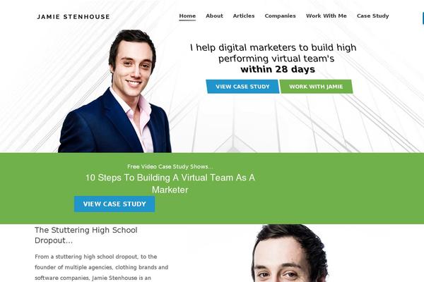 jamiestenhouse.com site used Designer