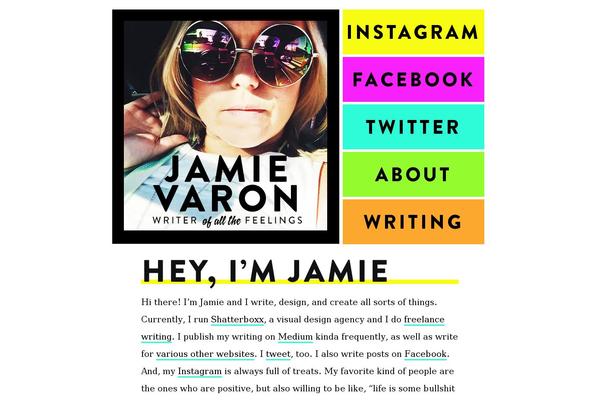 Thesis 1.8.5 theme site design template sample