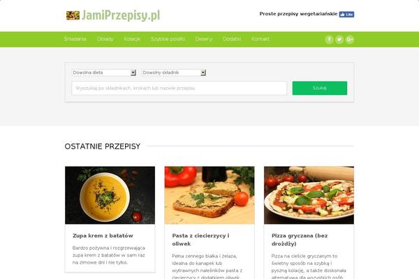 Basil theme site design template sample