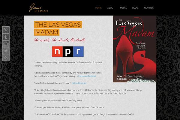 Author Pro theme site design template sample