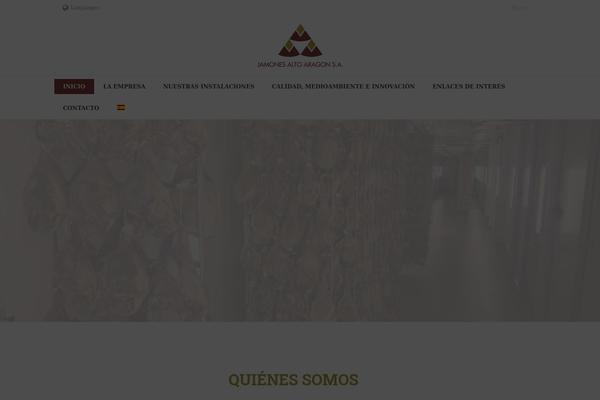 Jupiter theme site design template sample