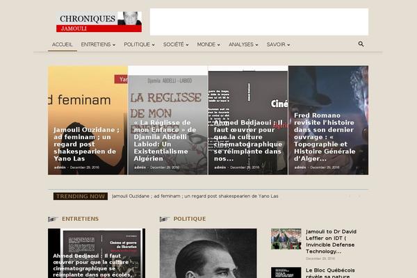 Site using Gabfire Widget Pack plugin