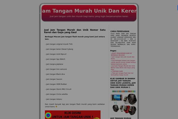 Blueberry theme site design template sample