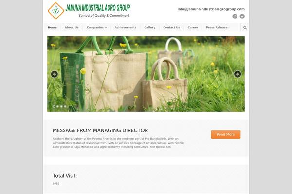 jamunaindustrialagrogroup.com site used Modernize v3.16