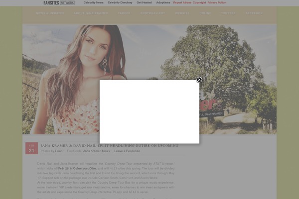 Light theme site design template sample