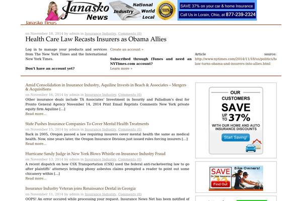 janaskonews.com site used Gonzo Daily