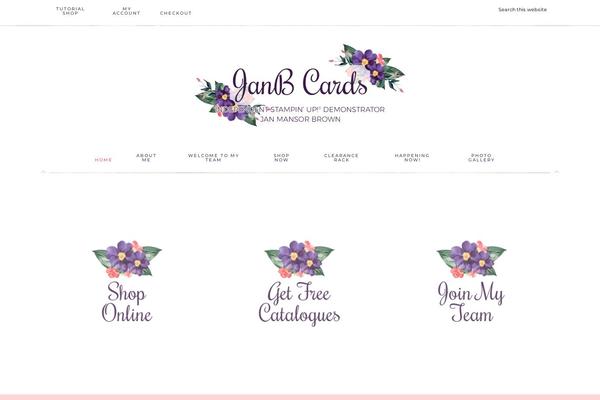 janbcards.com site used Refined-theme