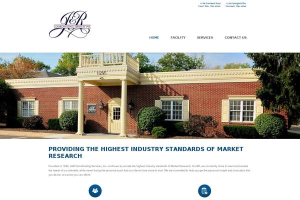 CoolBlue theme site design template sample