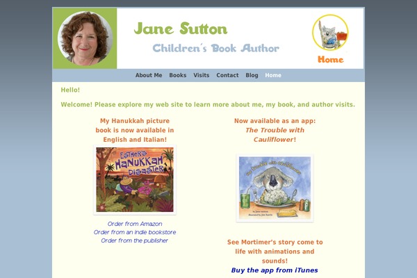 jane-sutton.com site used Weaver II pro