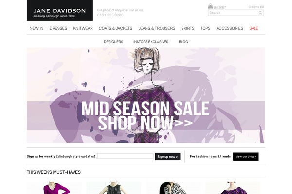 Jd theme site design template sample