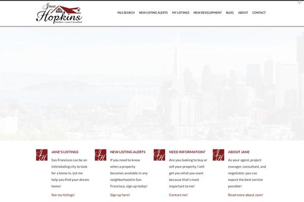 RealEstate theme site design template sample