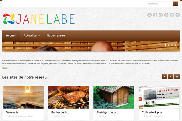 Progress theme site design template sample