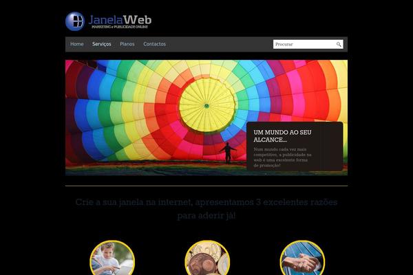 BlackBird theme site design template sample
