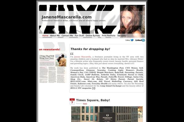 my zebra theme site design template sample