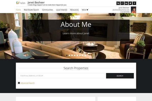 Villa theme site design template sample
