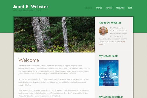 Going Green Pro theme site design template sample