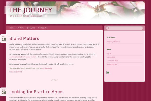 Bouquet theme site design template sample