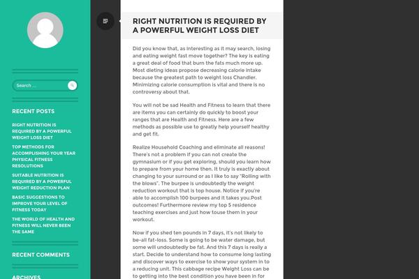 Writr theme site design template sample