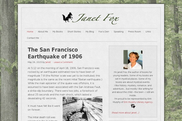 janetsfox.com site used Quattro Child Theme
