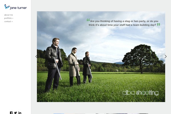 Skylab theme site design template sample