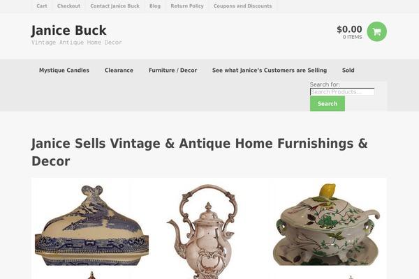 janicebuck.com site used January