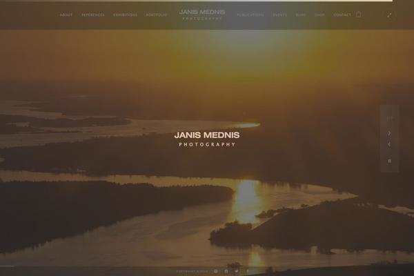 Kinetika theme site design template sample