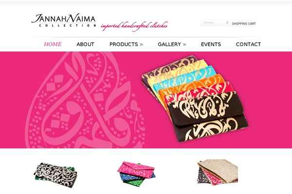 Boutique theme site design template sample
