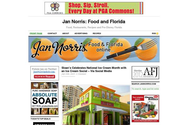 Cutline 3 Column Split theme site design template sample