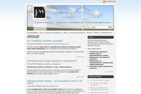 Jw theme site design template sample