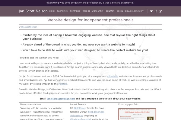Thesis theme site design template sample