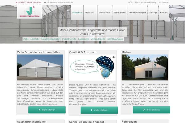 Ultra-child theme site design template sample