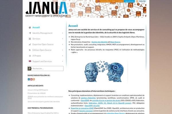 Site using continuous rss scrolling plugin