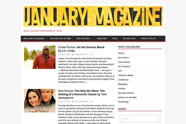 MH Magazine lite theme site design template sample