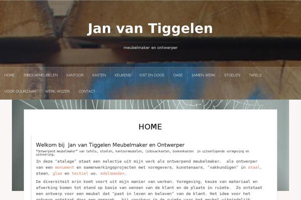 Oria theme site design template sample