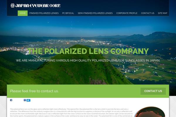 Honma theme site design template sample