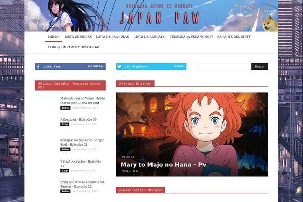Hueman theme site design template sample