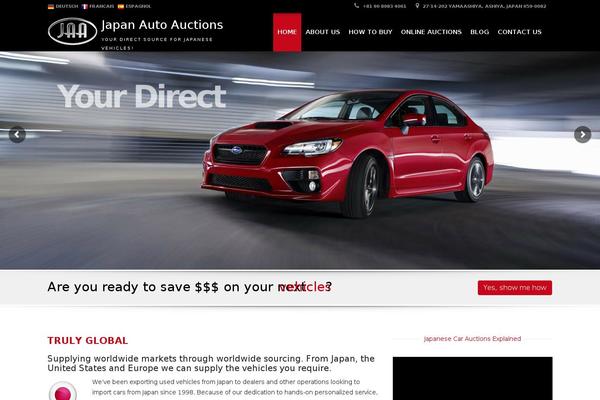 Automotive Child theme site design template sample
