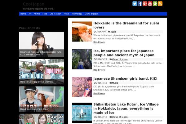 Simplicity theme site design template sample