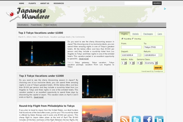 japanesewanderer.com site used PinkSimpleScheme