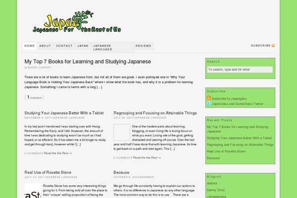 Thesis 1.6 theme site design template sample