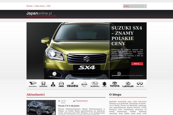 japanonline.pl site used Japan