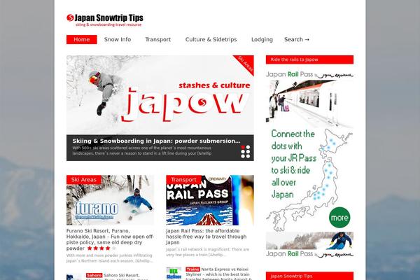 Gonzo theme site design template sample