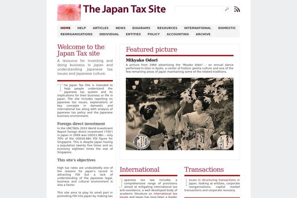 BigFeature theme site design template sample