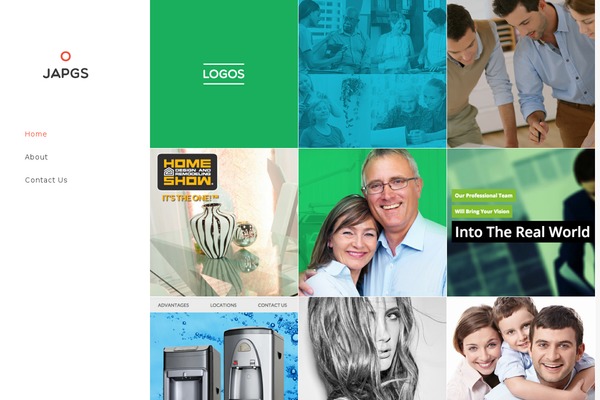 Gallery theme site design template sample