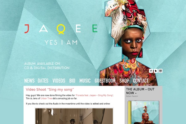 Site using Instagram for WordPress plugin