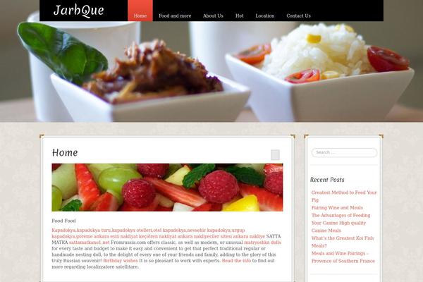 Gdrestaurant theme site design template sample