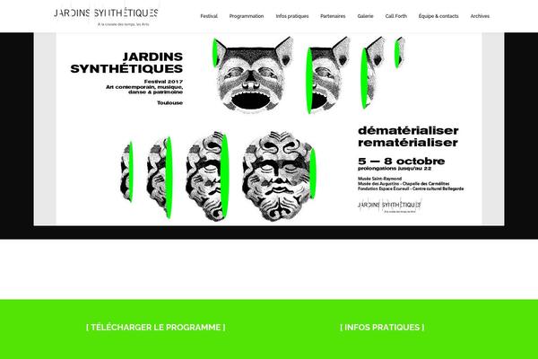 jardins-synthetiques.org site used Rosie-child