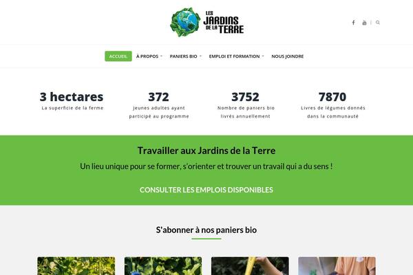 OrganicFood theme site design template sample