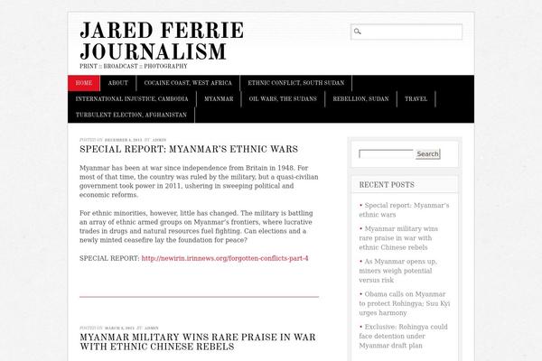 Diginews theme site design template sample