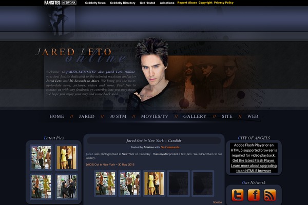 jaredleto.us site used Jaredletoonline_nd
